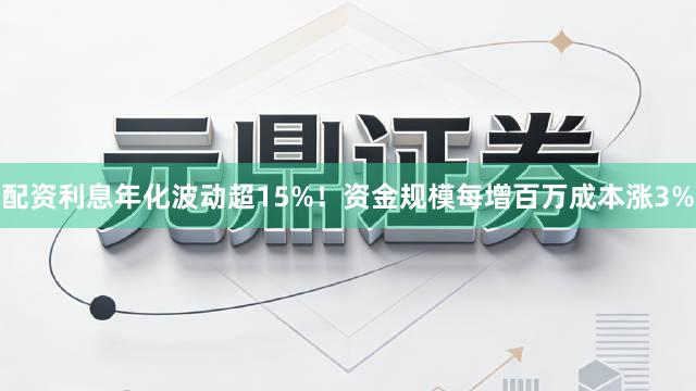 配资利息年化波动超15%！资金规模每增百万成本涨3%