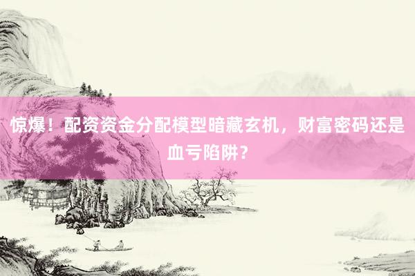 惊爆！配资资金分配模型暗藏玄机，财富密码还是血亏陷阱？