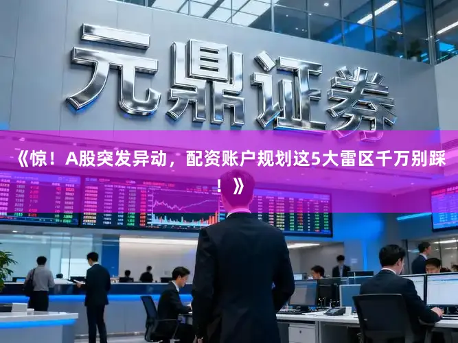 《惊！A股突发异动，配资账户规划这5大雷区千万别踩！》