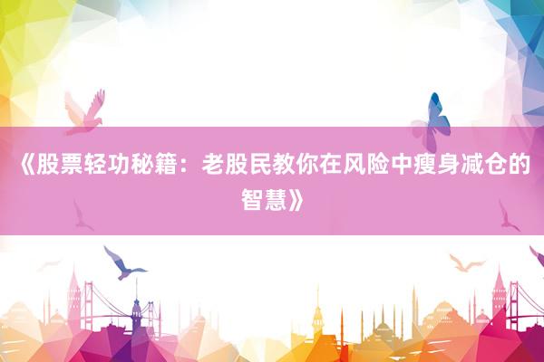 《股票轻功秘籍：老股民教你在风险中瘦身减仓的智慧》