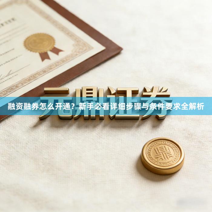融资融券怎么开通？新手必看详细步骤与条件要求全解析
